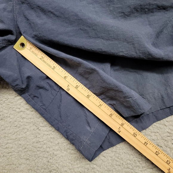 Nike Shorts Mens Large Blue Swim Trunks Lined Drawstring Spellout Logo Vintage - Picture 15 of 16